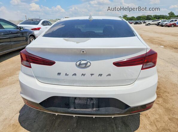 5NPD84LF2KH484289 2019 HYUNDAI ELANTRA Белый Вид сзади