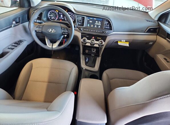 5NPD84LF2KH487757 2019 HYUNDAI ELANTRA Red წინა პანელის ხედი