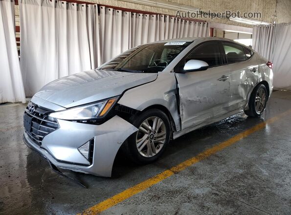 5NPD84LF2LH527336 2020 HYUNDAI ELANTRA Серебряный Панорамный вид салона 360°