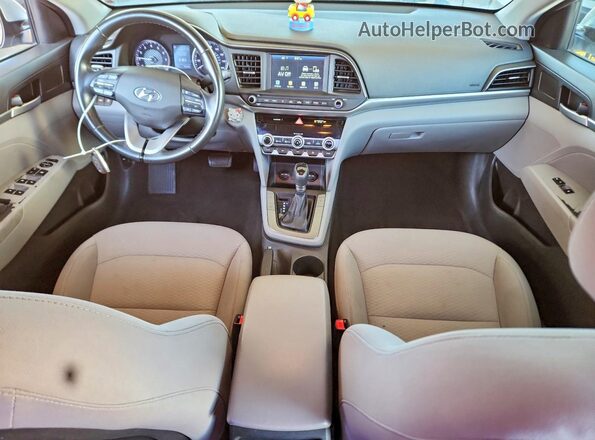 5NPD84LF2LH528454 2020 HYUNDAI ELANTRA Silver წინა პანელის ხედი