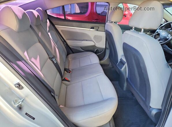 5NPD84LF2LH528454 2020 HYUNDAI ELANTRA Silver უკანა სავარძლების ხედი