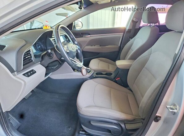 5NPD84LF2LH528454 2020 HYUNDAI ELANTRA Silver წინა სალონის ხედი