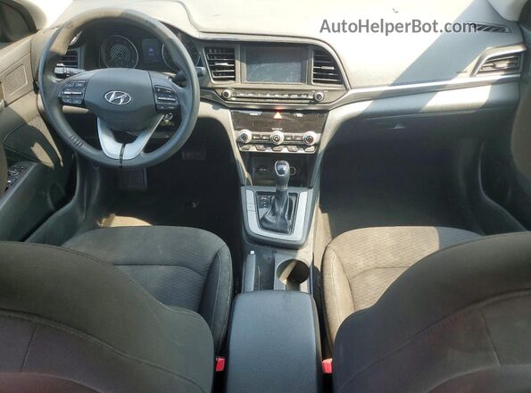 5NPD84LF2LH528633 2020 HYUNDAI ELANTRA Gray Առջևի վահանակի տեսք