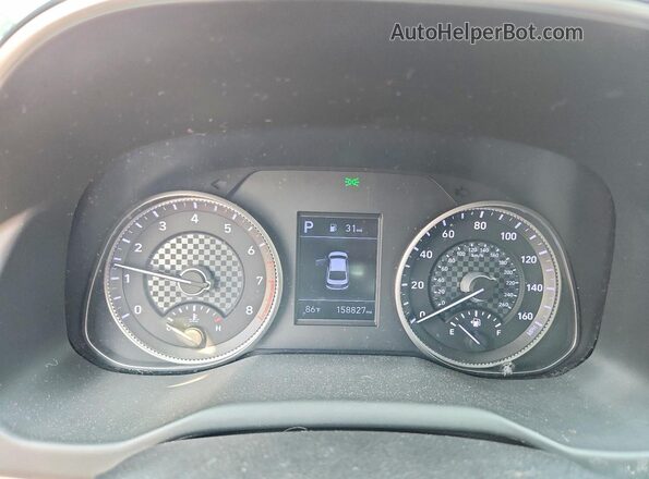 5NPD84LF2LH528633 2020 HYUNDAI ELANTRA Gray Սարքավորումների վահանակի տեսք