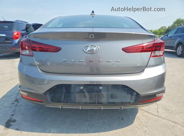 5NPD84LF2LH528633 2020 HYUNDAI ELANTRA Gray Հետևի տեսք