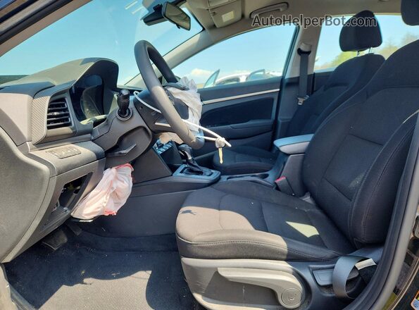 5NPD84LF2LH532231 2020 HYUNDAI ELANTRA Black Front interior view