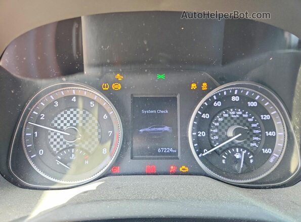 5NPD84LF2LH532231 2020 HYUNDAI ELANTRA Black Instrument cluster view