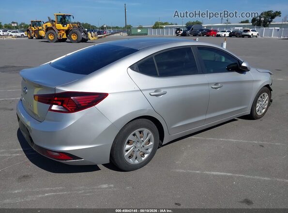 5NPD84LF2LH537932 2020 HYUNDAI ELANTRA Серебряный Задняя правая четверть