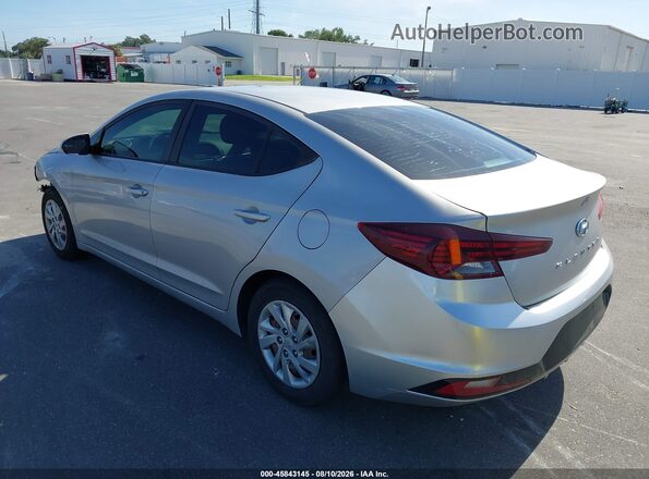 5NPD84LF2LH537932 2020 HYUNDAI ELANTRA Серебряный Задняя левая четверть