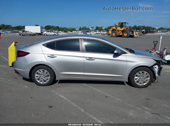 5NPD84LF2LH537932 2020 HYUNDAI ELANTRA Серебряный Вид задней части салона