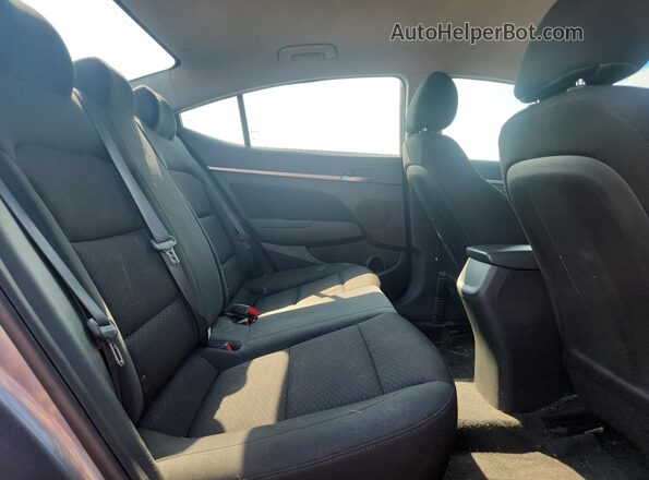 5NPD84LF2LH541012 2020 HYUNDAI ELANTRA Gray Vista de los asientos traseros