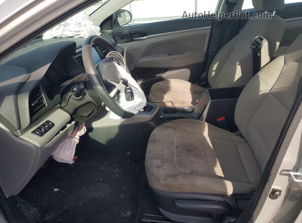 5NPD84LF2LH547991 2020 HYUNDAI ELANTRA Серебряный Вид салона спереди