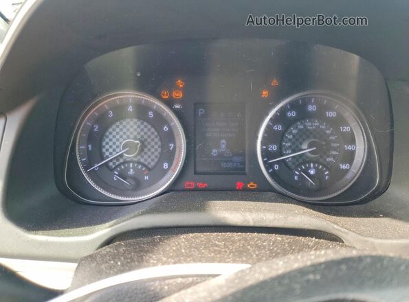 5NPD84LF2LH547991 2020 HYUNDAI ELANTRA Серебряный Вид щитка приборов