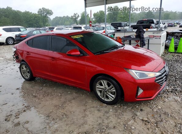 5NPD84LF2LH550941 2020 HYUNDAI ELANTRA Красный Передняя правая четверть