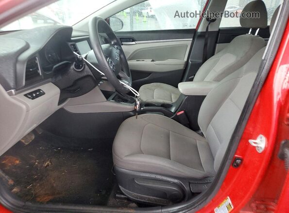 5NPD84LF2LH550941 2020 HYUNDAI ELANTRA Красный Вид салона спереди