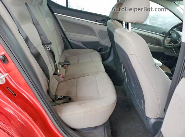 5NPD84LF2LH550941 2020 HYUNDAI ELANTRA Красный Вид задних сидений