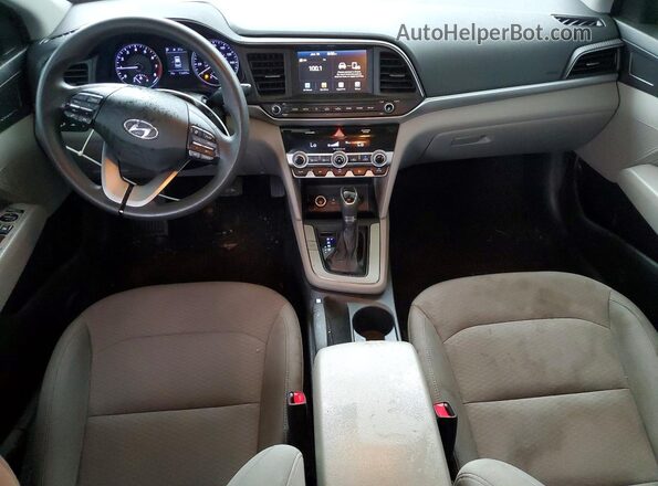 5NPD84LF2LH550941 2020 HYUNDAI ELANTRA Красный Вид панели приборов