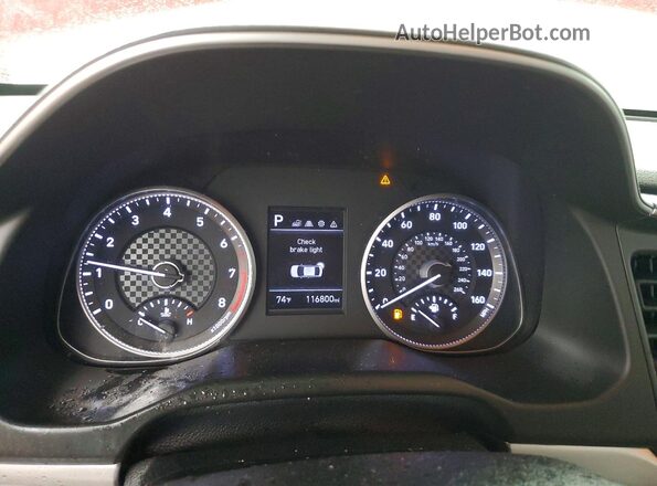 5NPD84LF2LH550941 2020 HYUNDAI ELANTRA Красный Вид щитка приборов