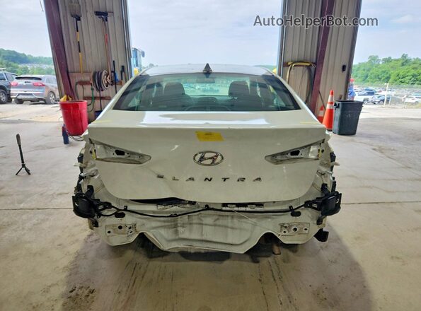 5NPD84LF2LH571921 2020 HYUNDAI ELANTRA White Հետևի տեսք