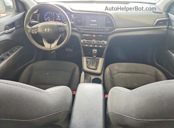 5NPD84LF2LH571921 2020 HYUNDAI ELANTRA White Առջևի վահանակի տեսք