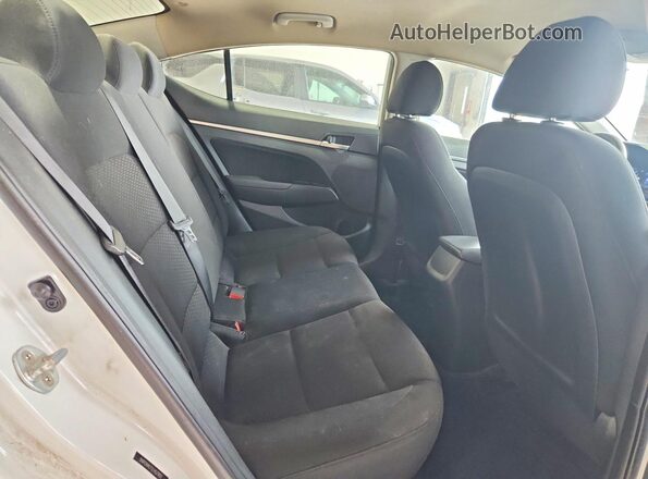 5NPD84LF2LH571921 2020 HYUNDAI ELANTRA White Հետևի նստատեղերի տեսք