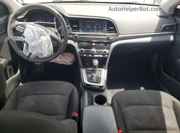 5NPD84LF2LH604352 2020 HYUNDAI ELANTRA Черный Вид панели приборов