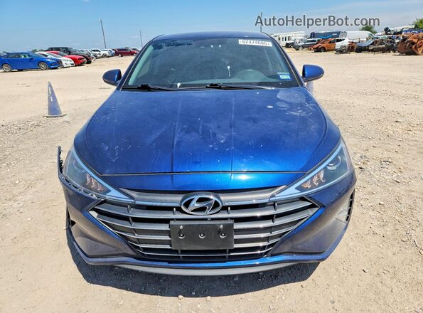 5NPD84LF2LH614086 2020 HYUNDAI ELANTRA Синий Вид спереди
