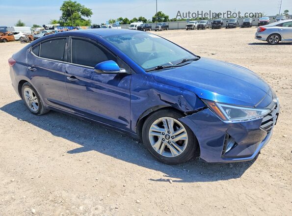 5NPD84LF2LH614086 2020 HYUNDAI ELANTRA Синий Передняя правая четверть