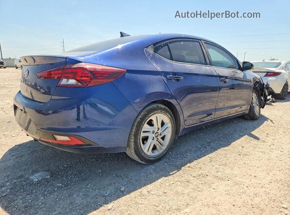5NPD84LF2LH614086 2020 HYUNDAI ELANTRA Синий Задняя правая четверть