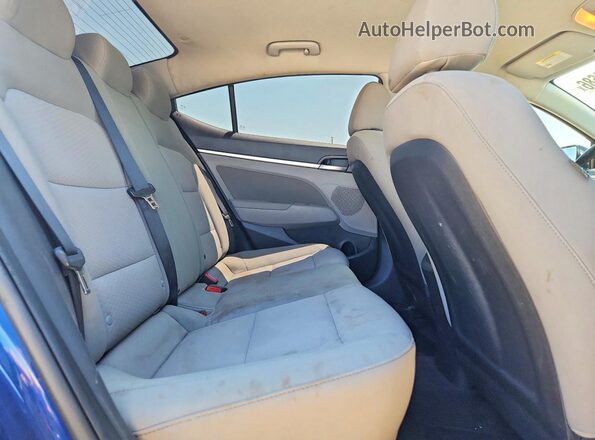5NPD84LF2LH614086 2020 HYUNDAI ELANTRA Синий Вид задних сидений