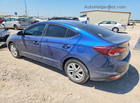 5NPD84LF2LH614086 2020 HYUNDAI ELANTRA Синий Задняя левая четверть