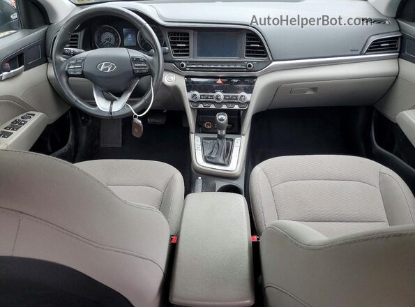5NPD84LF2LH617053 2020 HYUNDAI ELANTRA Black Dashboard view