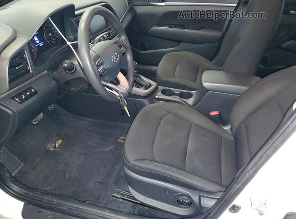 5NPD84LF2LH626688 2020 HYUNDAI ELANTRA White Vista interior delantera