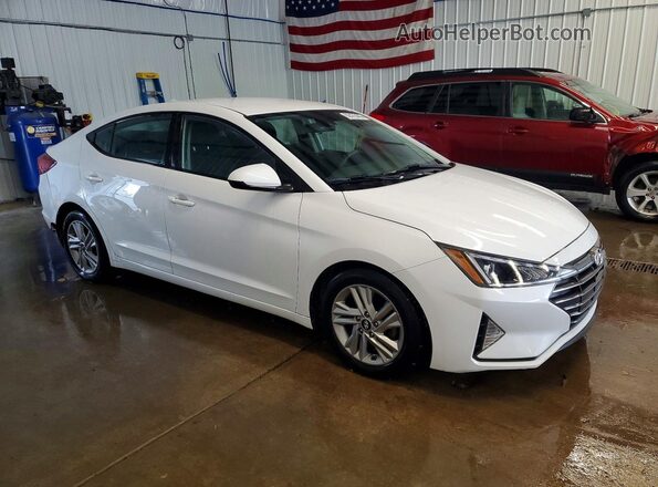 5NPD84LF2LH626688 2020 HYUNDAI ELANTRA White Delantero derecho