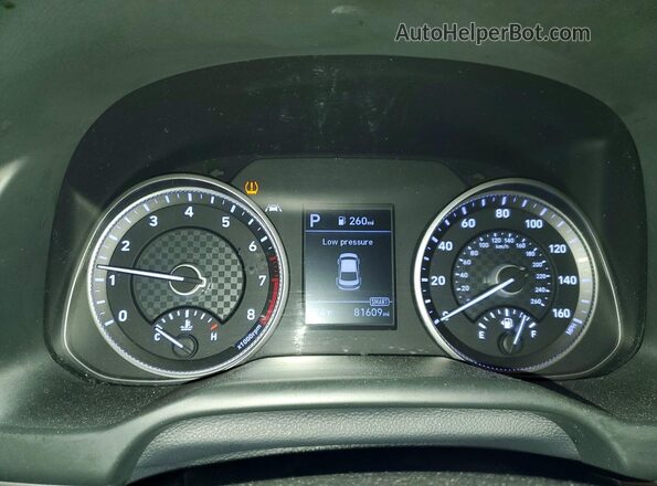 5NPD84LF2LH626688 2020 HYUNDAI ELANTRA White Vista del cuadro de instrumentos