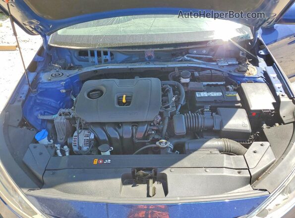 5NPD84LF2LH632698 2020 HYUNDAI ELANTRA Blue Rear interior view