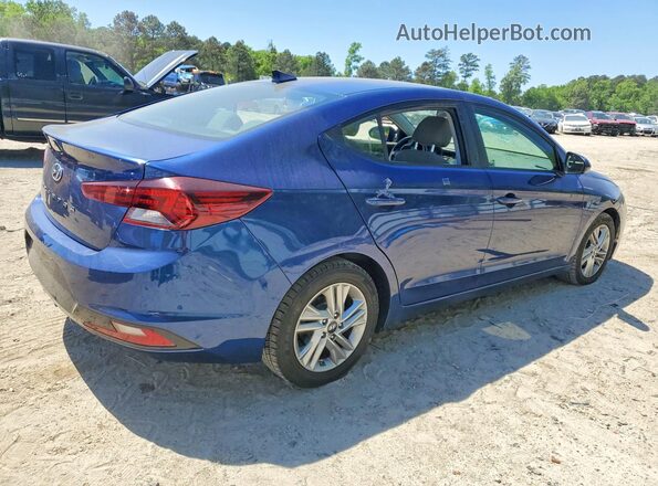 5NPD84LF2LH632698 2020 HYUNDAI ELANTRA Blue Rear right