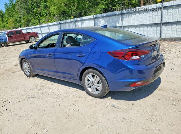 5NPD84LF2LH632698 2020 HYUNDAI ELANTRA Blue Rear left