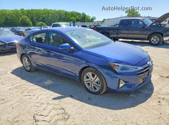 5NPD84LF2LH632698 2020 HYUNDAI ELANTRA Blue Front right