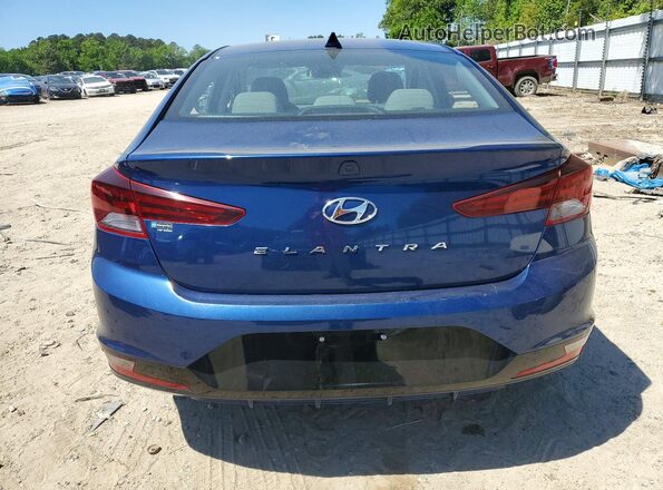 5NPD84LF2LH632698 2020 HYUNDAI ELANTRA Blue Rear view