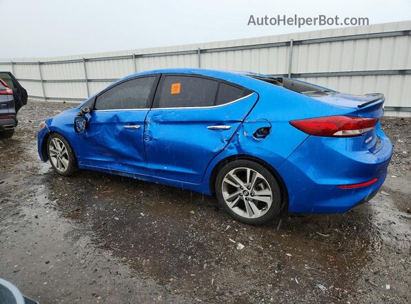 5NPD84LF3HH007878 2017 HYUNDAI ELANTRA Blue Tył lewy