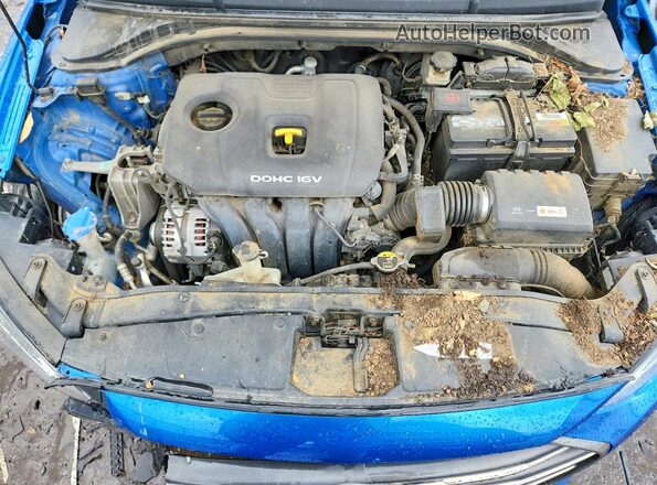 5NPD84LF3HH007878 2017 HYUNDAI ELANTRA Blue Widok wnętrza z tyłu