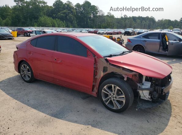 5NPD84LF3HH025779 2017 HYUNDAI ELANTRA Red წინა მარჯვენა