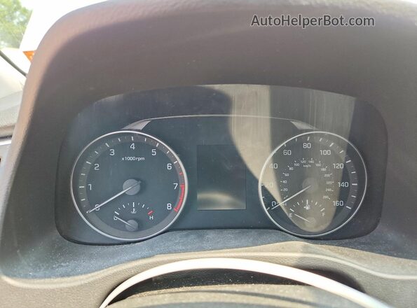 5NPD84LF3HH031856 2017 HYUNDAI ELANTRA White Vista del cuadro de instrumentos
