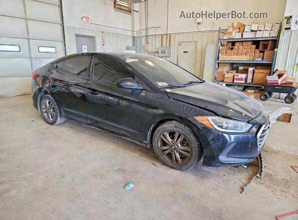 5NPD84LF3HH048768 2017 HYUNDAI ELANTRA Black წინა მარჯვენა