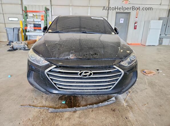 5NPD84LF3HH048768 2017 HYUNDAI ELANTRA Black წინა ხედი