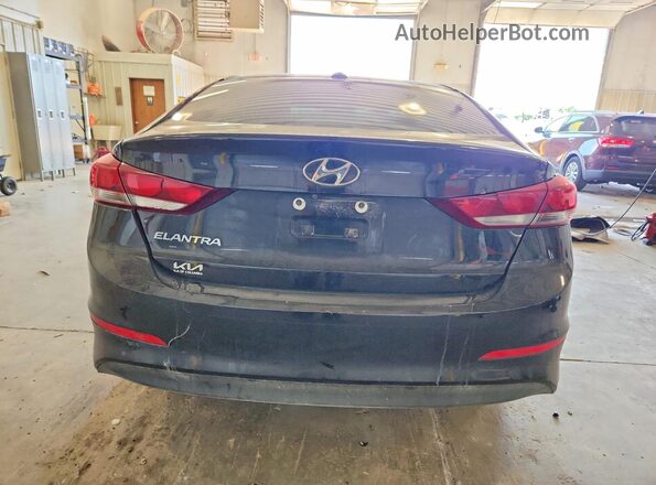 5NPD84LF3HH048768 2017 HYUNDAI ELANTRA Black უკანა ხედი