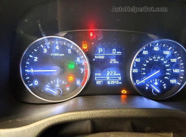 5NPD84LF3HH048768 2017 HYUNDAI ELANTRA Black ხელსაწყოთა პანელის ხედი