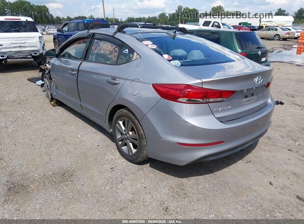 5NPD84LF3HH055980 2017 HYUNDAI ELANTRA Gray Հետևի ձախ