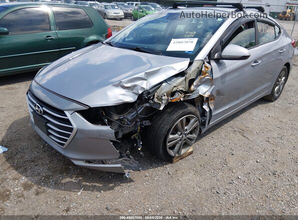 5NPD84LF3HH055980 2017 HYUNDAI ELANTRA Gray Դիմացի տեսք